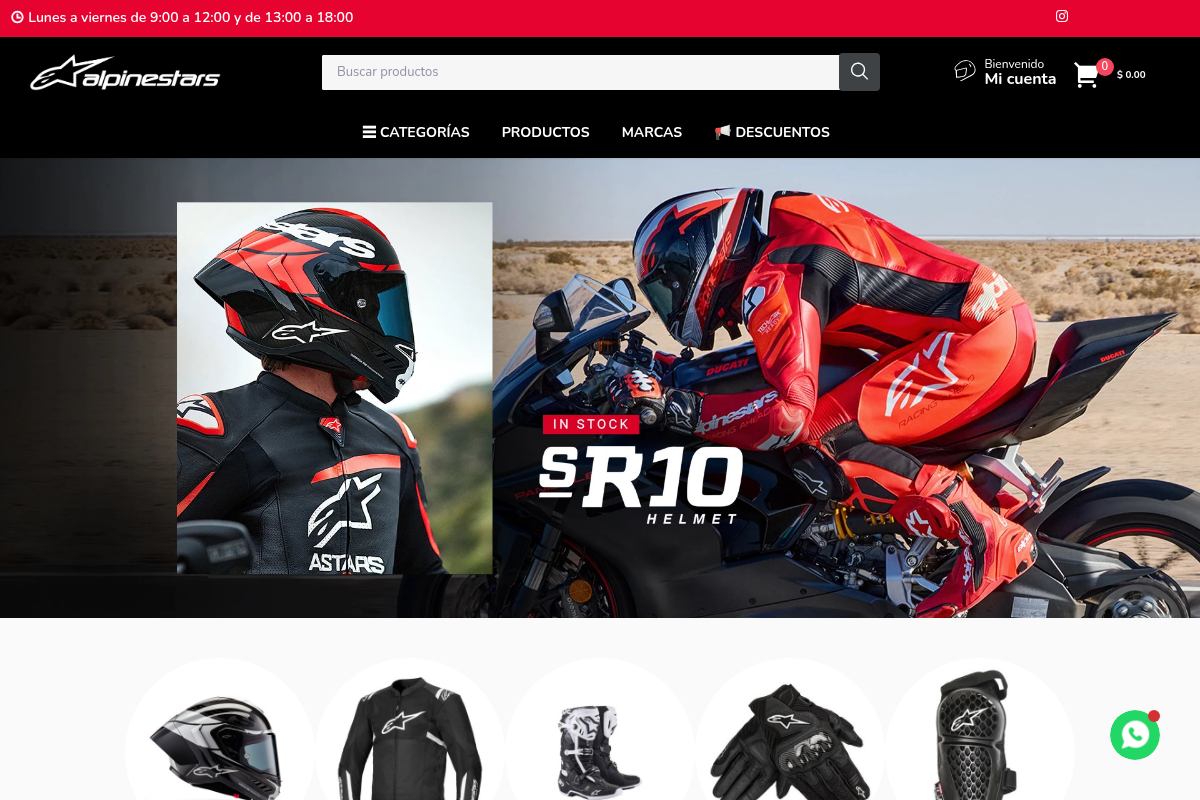 Screenshot de Alpinestars